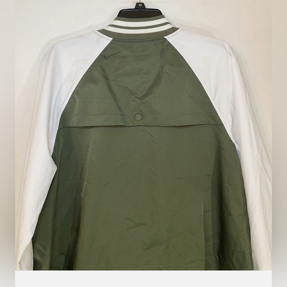 Hunter Target Olive Green White Varsity Swing Jacket Womens Size XL NEW - Picture 11 of 12